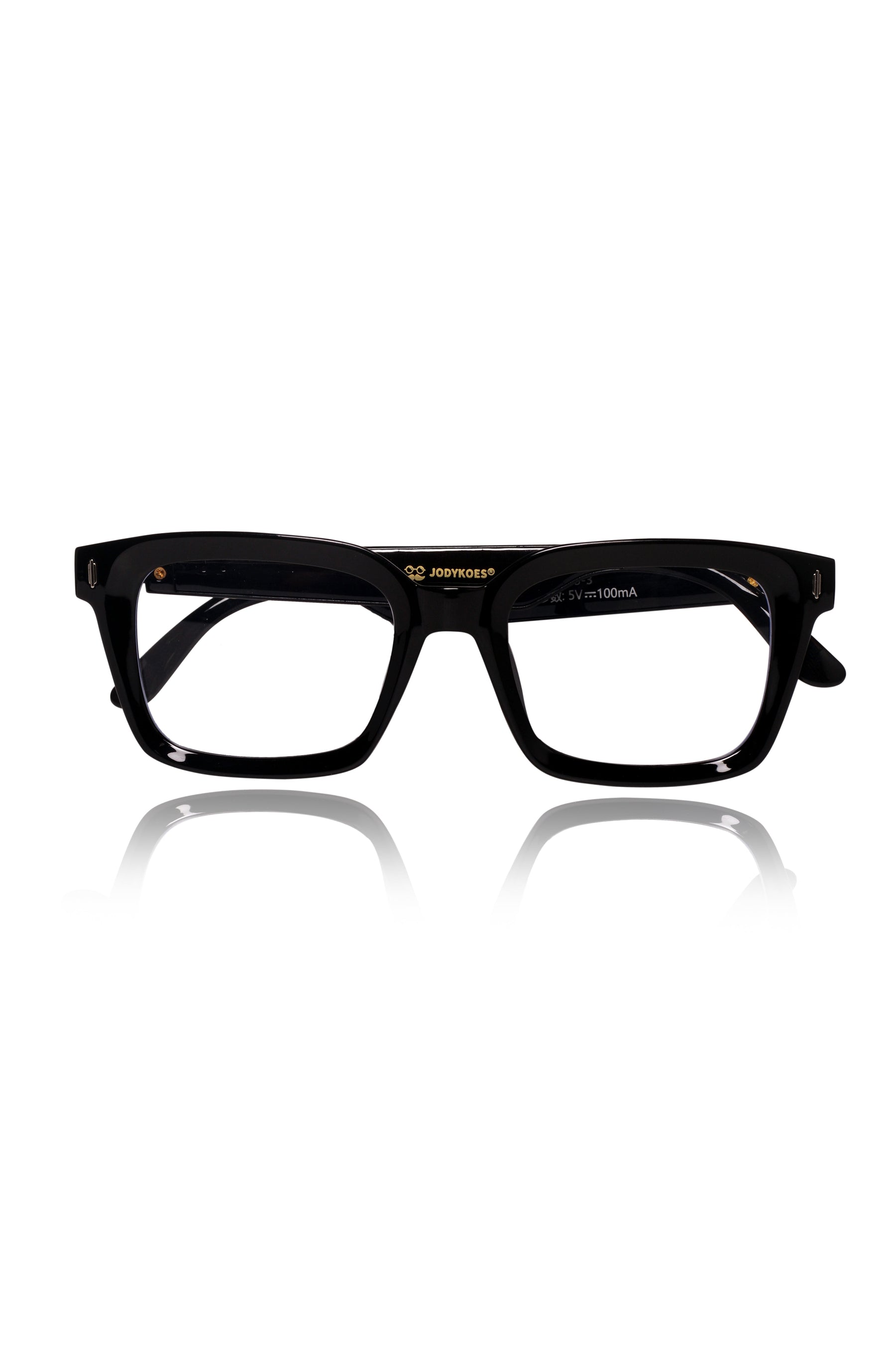 Jodykoes Square Smart Glasses with Speaker and Voice Assistant