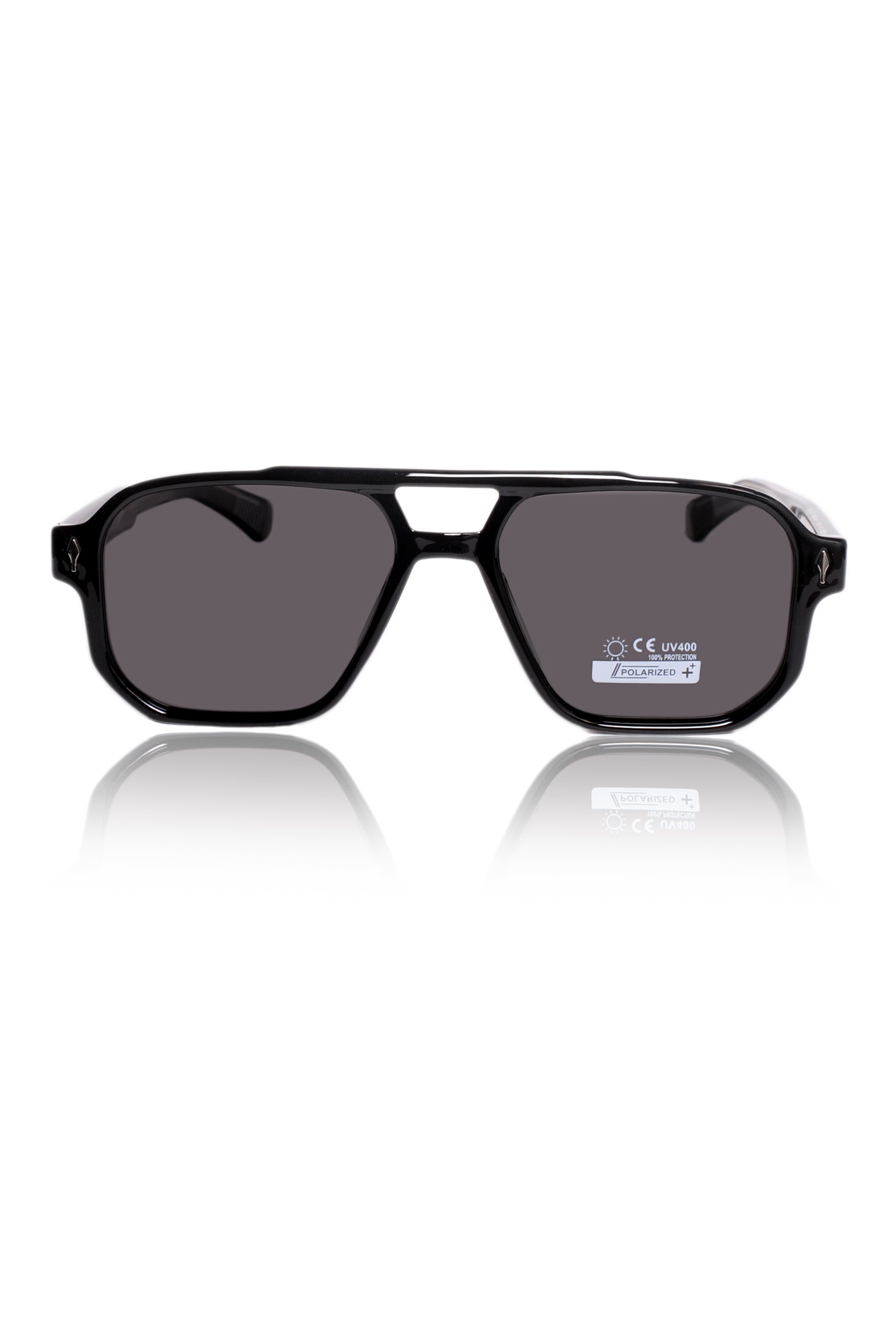 Legacy Aviator Sunglasses – UV400 Polarized (Opaque Black)