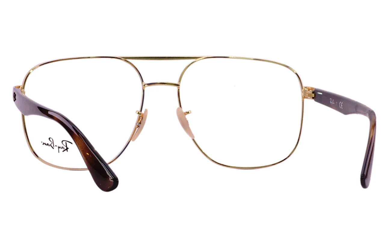 Ray-Ban RB 6476I 2500 56 Gold Eyewear Frame