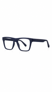 Blue Rectangle Glasses Frame