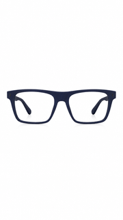 Blue Rectangle Glasses Frame