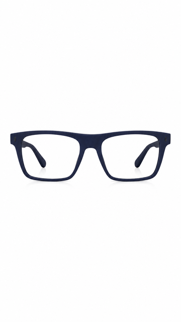 Blue Rectangle Glasses Frame