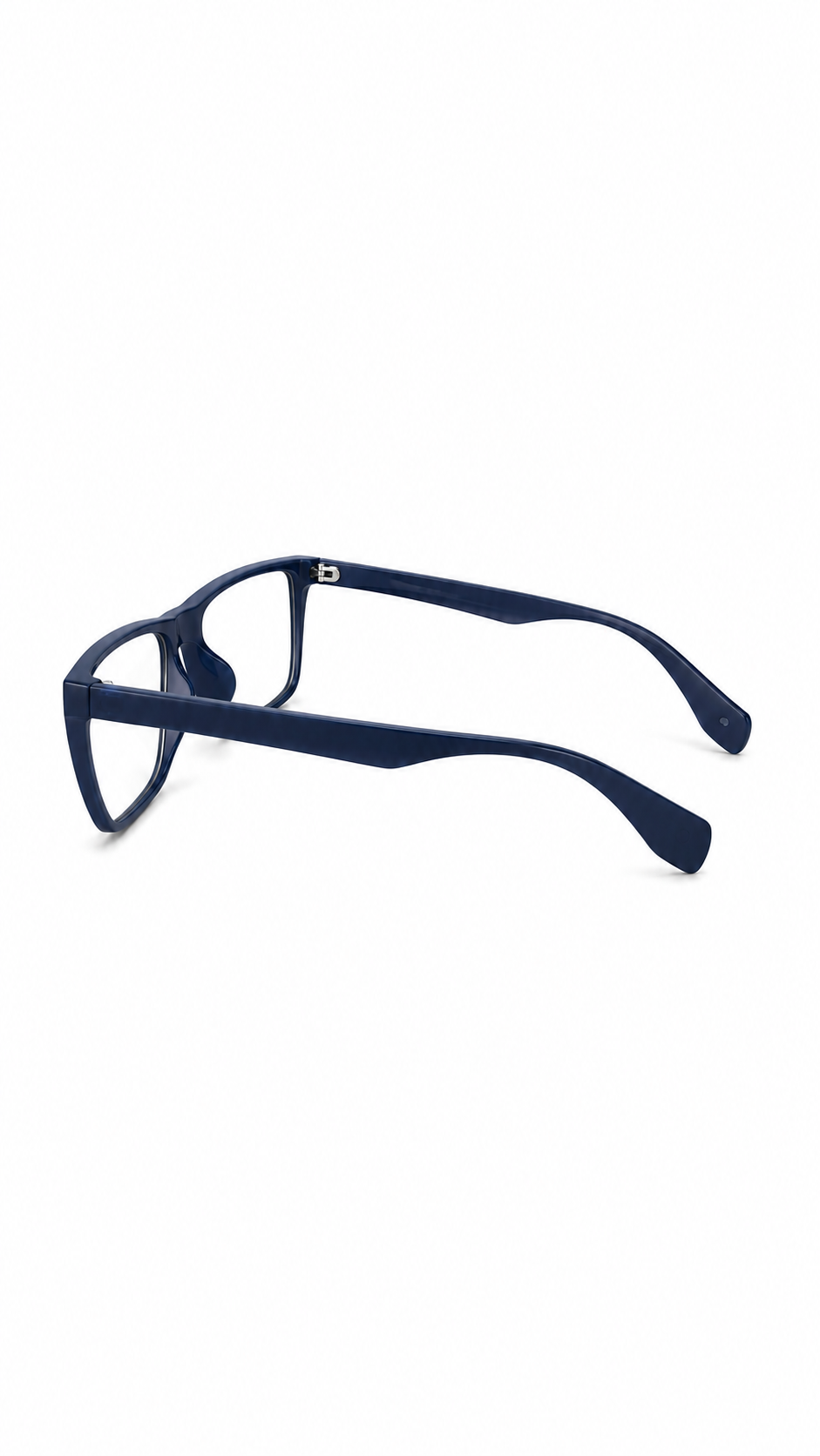 Blue Rectangle Glasses Frame