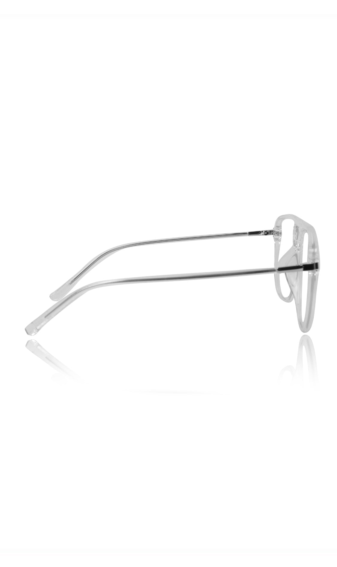 Premium Oversized Eyeglass Frames: Stylish Anti-Glare and Blue Light Blocking Glasses for Enhanced Computer and Mobile Phone Protection, Unisex Design (Transparent)