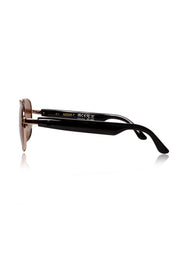 Jodykoes Square Smart Sunglasses with Speaker and Voice Assistant (Brown)
