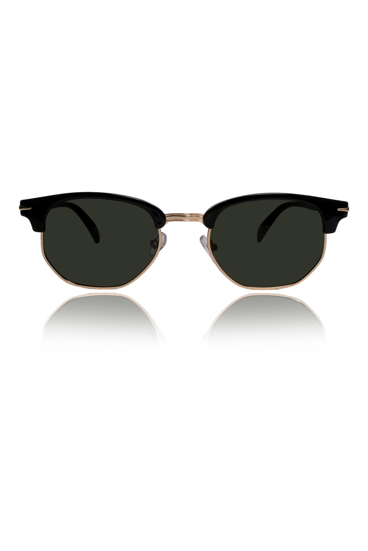 Legacy Clubmaster Sunglasses – UV400 Polarized (Green)