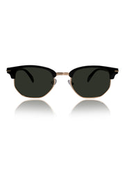 Legacy Clubmaster Sunglasses – UV400 Polarized (Green)