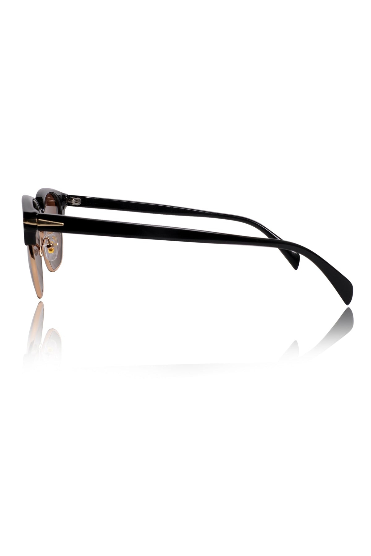 Legacy Clubmaster Sunglasses – UV400 Polarized (Brown)