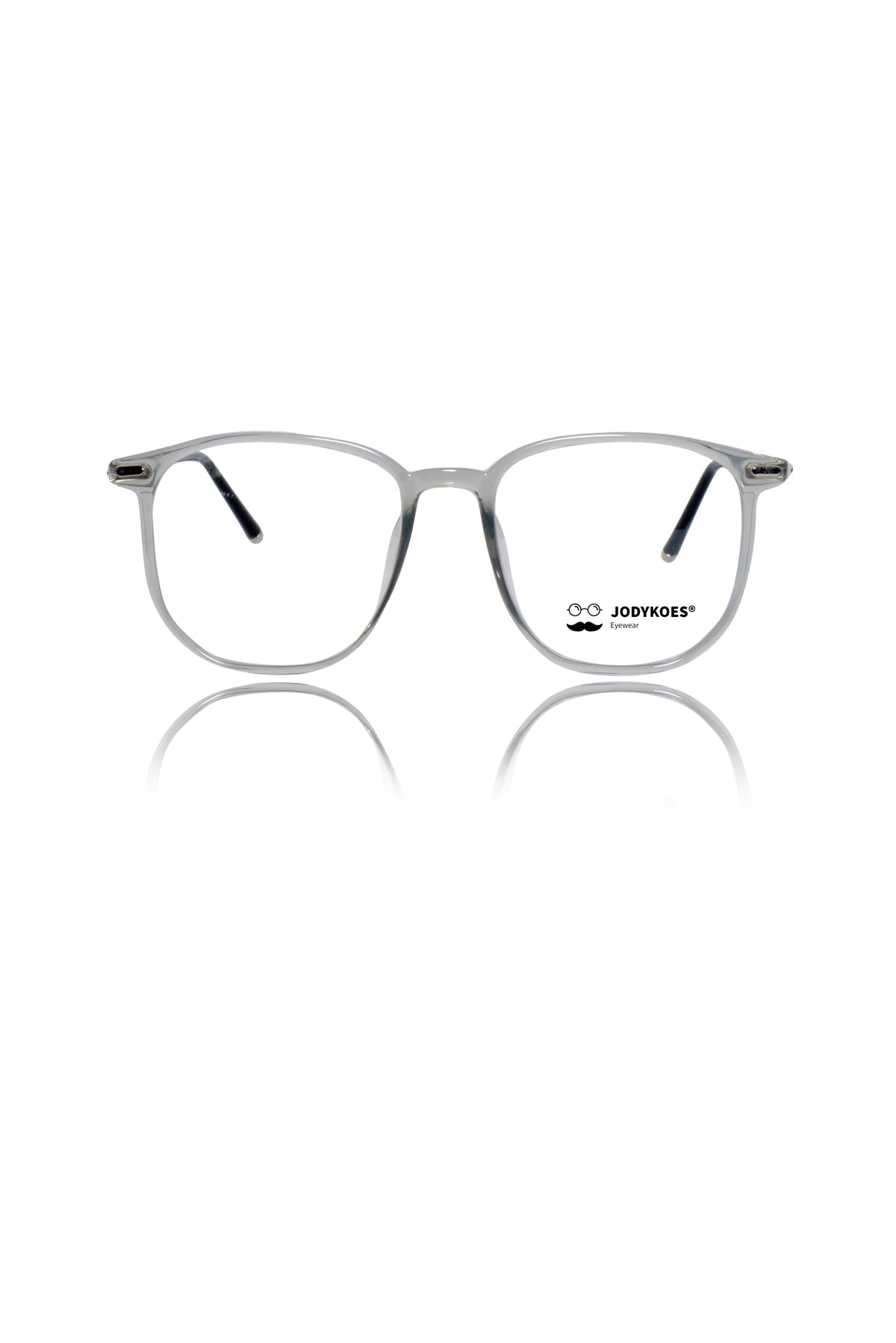 Color-Changing Eyewear Frames | Stylish Pure Acetate UV Protection Glasses | Lightweight & Durable Optical Frames for Men & Women (TRANSPARENT-GRAY)
