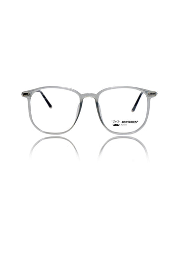 Color-Changing Eyewear Frames | Stylish Pure Acetate UV Protection Glasses | Lightweight & Durable Optical Frames for Men & Women (TRANSPARENT-GRAY)