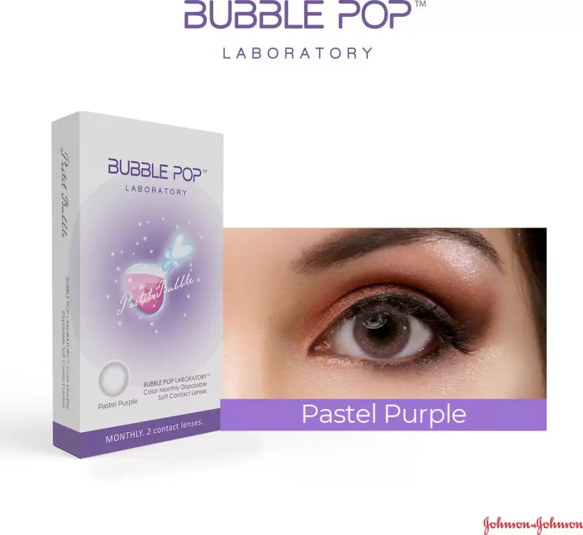 Bubble Pop Zero Power Colored Contact Lenses by Johnson & Johnson