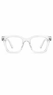 Crystal Clear Transparent Rectangle Glasses Frame