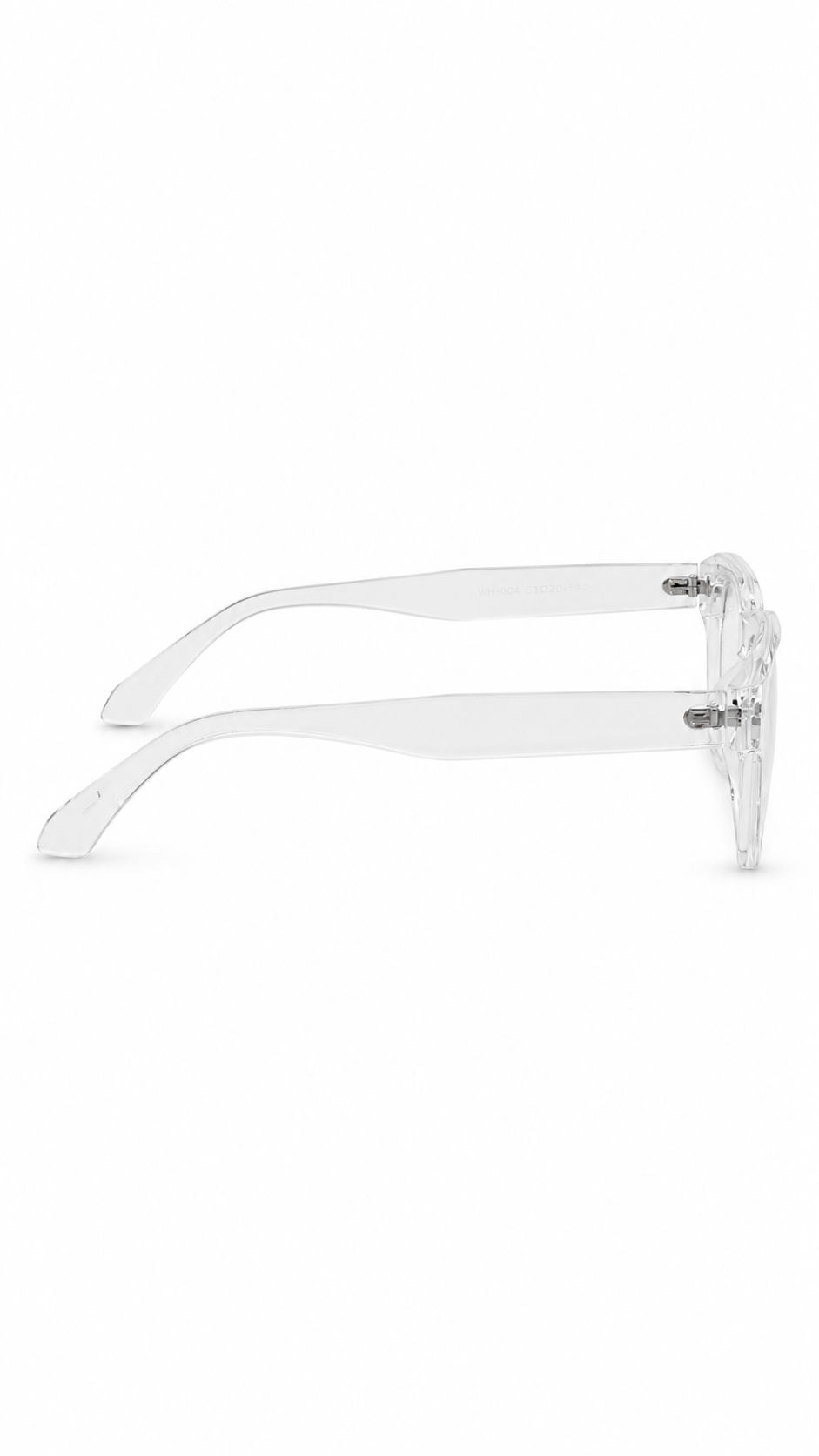 Crystal Clear Transparent Rectangle Glasses Frame