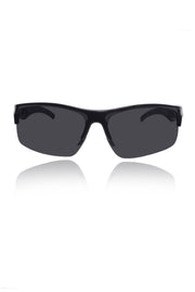 Sports Series Wrap Around Sunglasses for Men & Women | Lightweight Non-Polarized Eyewear | UV400 Protection | Performance Outdoor Shades (Black)