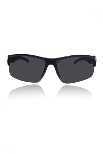 Sports Series Wrap Around Sunglasses for Men & Women | Lightweight Non-Polarized Eyewear | UV400 Protection | Performance Outdoor Shades (Black)