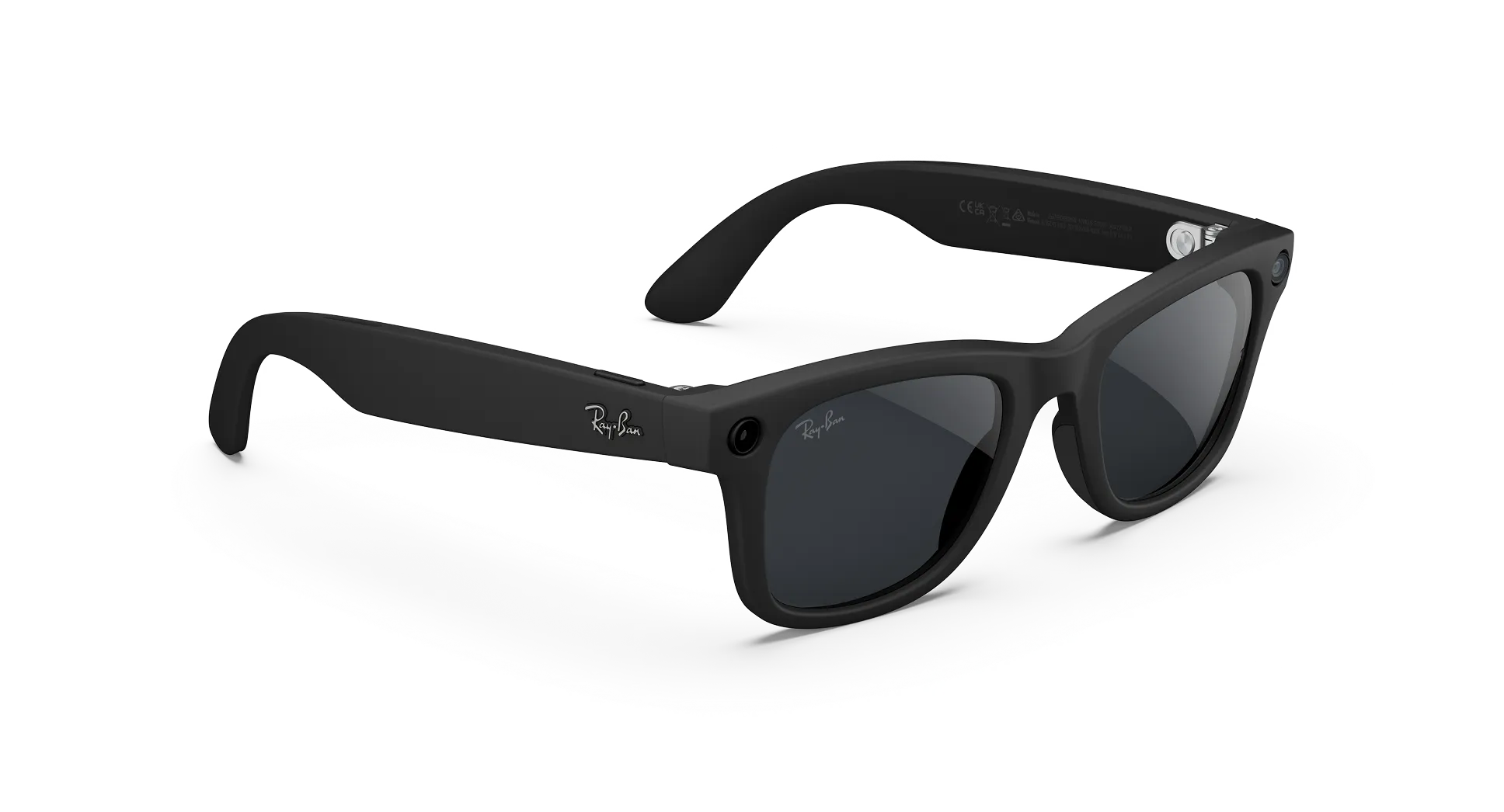 Ray-Ban Meta Wayfarer Gen 2 Smart Glasses – Matte Black Clear/Gray Transitions