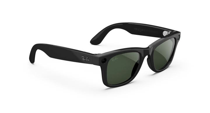 Ray-Ban Meta Wayfarer Gen 2 Smart Glasses with Clear to Graphite Green Transitions® Lenses | Shiny Black Frame