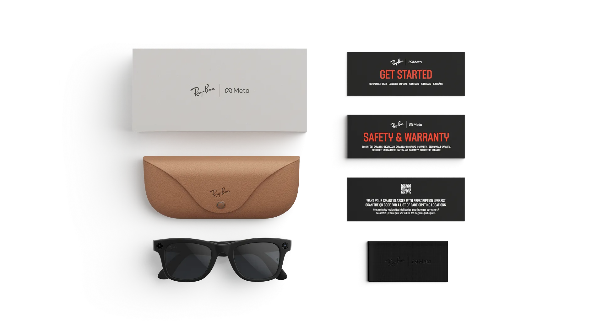 Ray-Ban Meta Wayfarer Gen 2 Smart Glasses – Matte Black Clear/Gray Transitions
