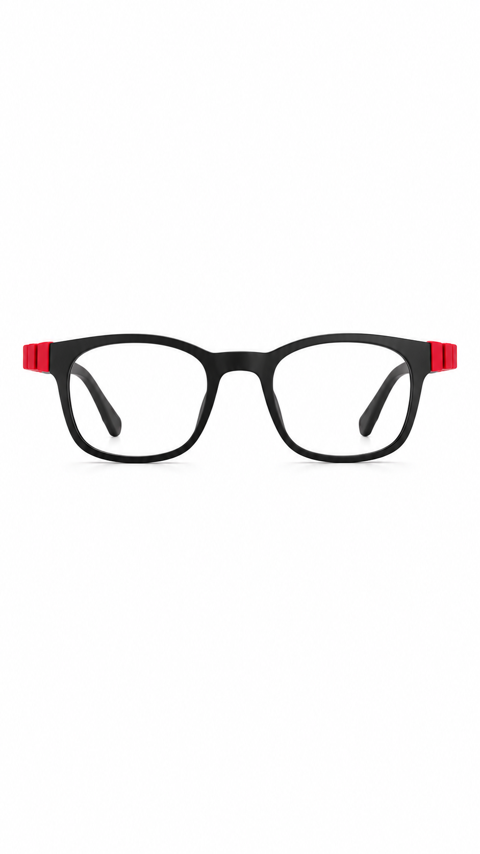 Baby Flex Kids Black & Red Glasses Frame