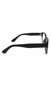 Black Rectangle Stylish Glasses Frame