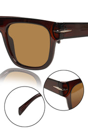 Series Obsession : Premium Square Pure Acetate Sheet Designer Fashionable Sunglasses Eyewear Shades For Men and Women With UV Protection Eyeglasses Frame (Brown)