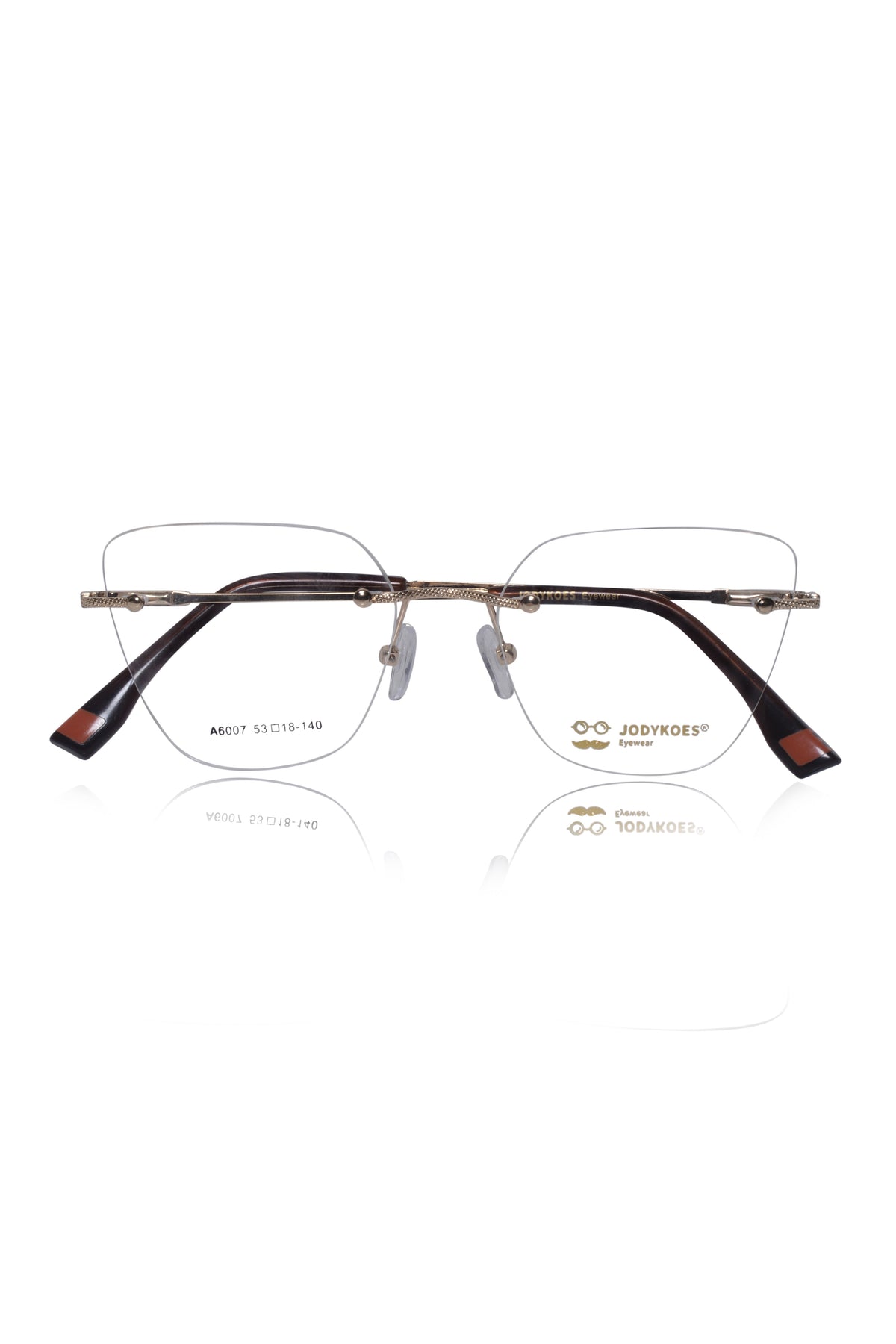 Cat Eye Signature Rimless Frame