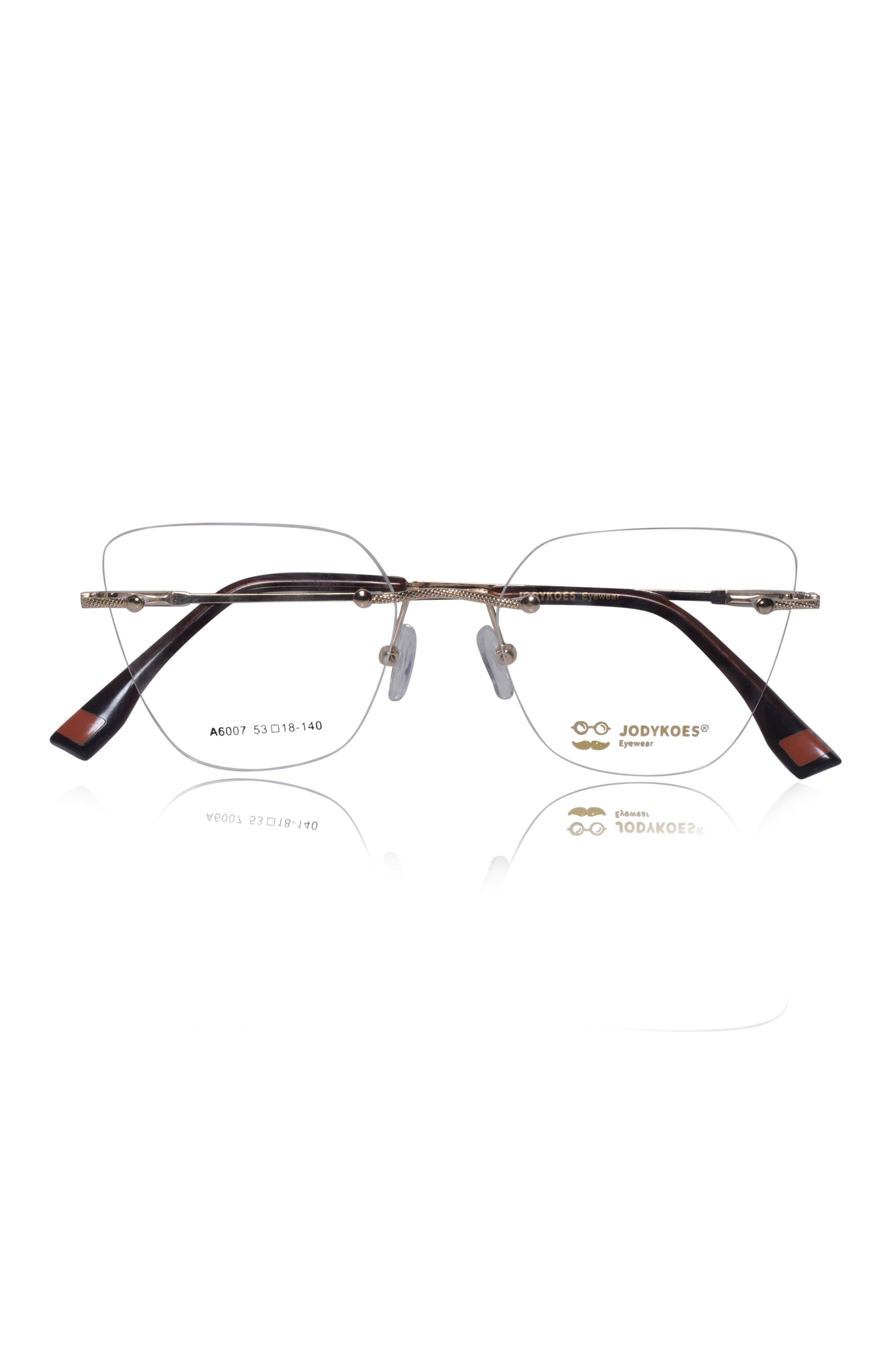 Cat Eye Signature Rimless Frame