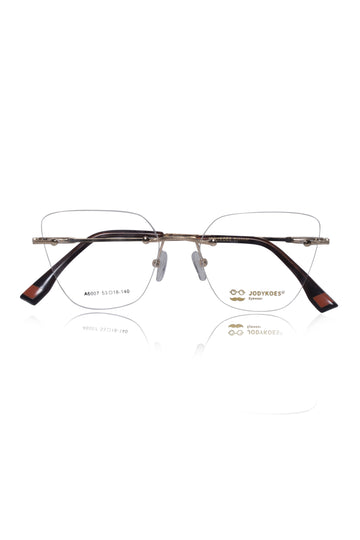 Cat Eye Signature Rimless Frame