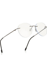 Round Signature Rimless Frame (Black)