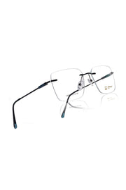 Square Signature Rimless Frame
