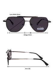Legacy Square Sunglasses – UV400 Polarized (Knight Black)