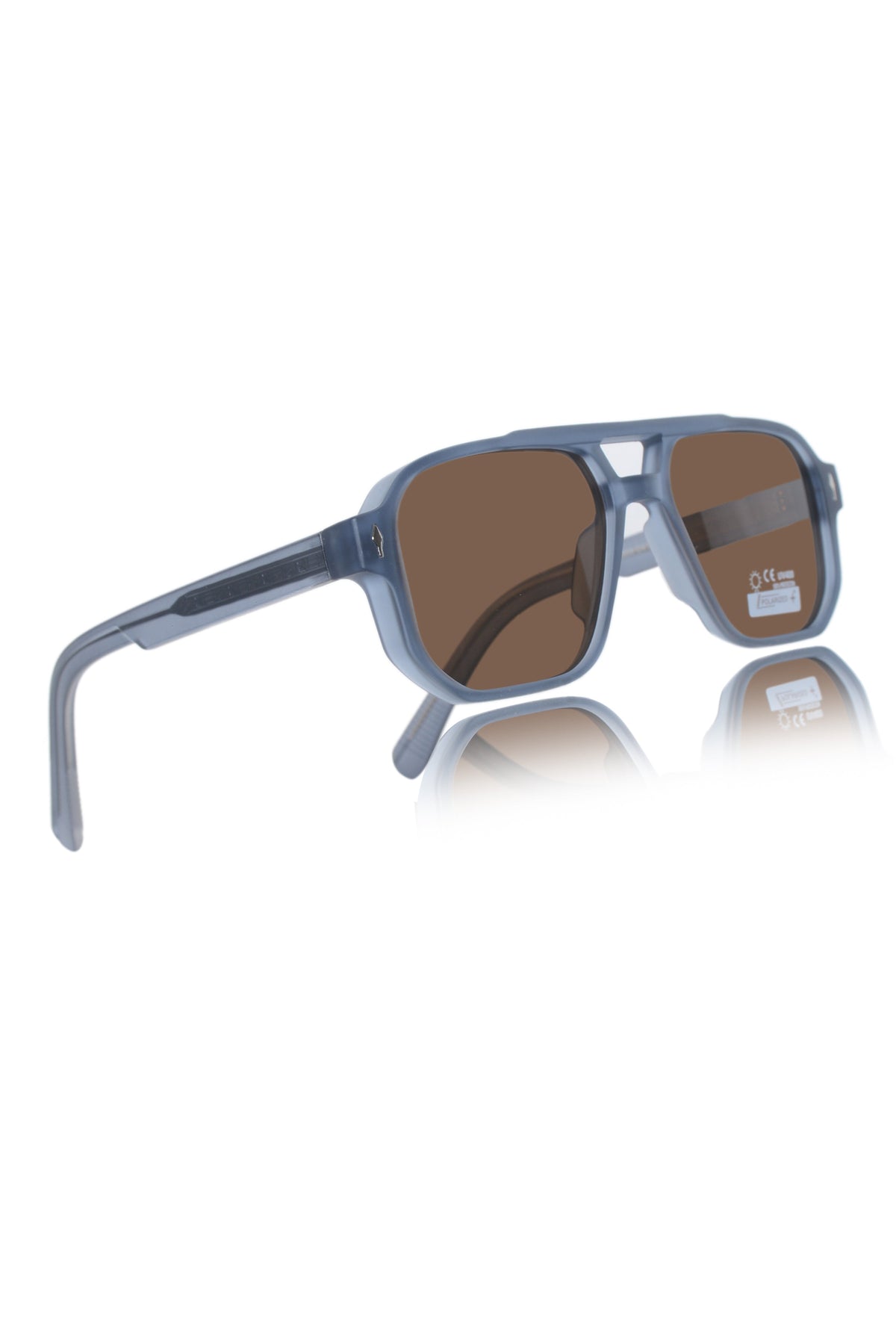 Legacy Aviator Sunglasses – UV400 Polarized (Blue)