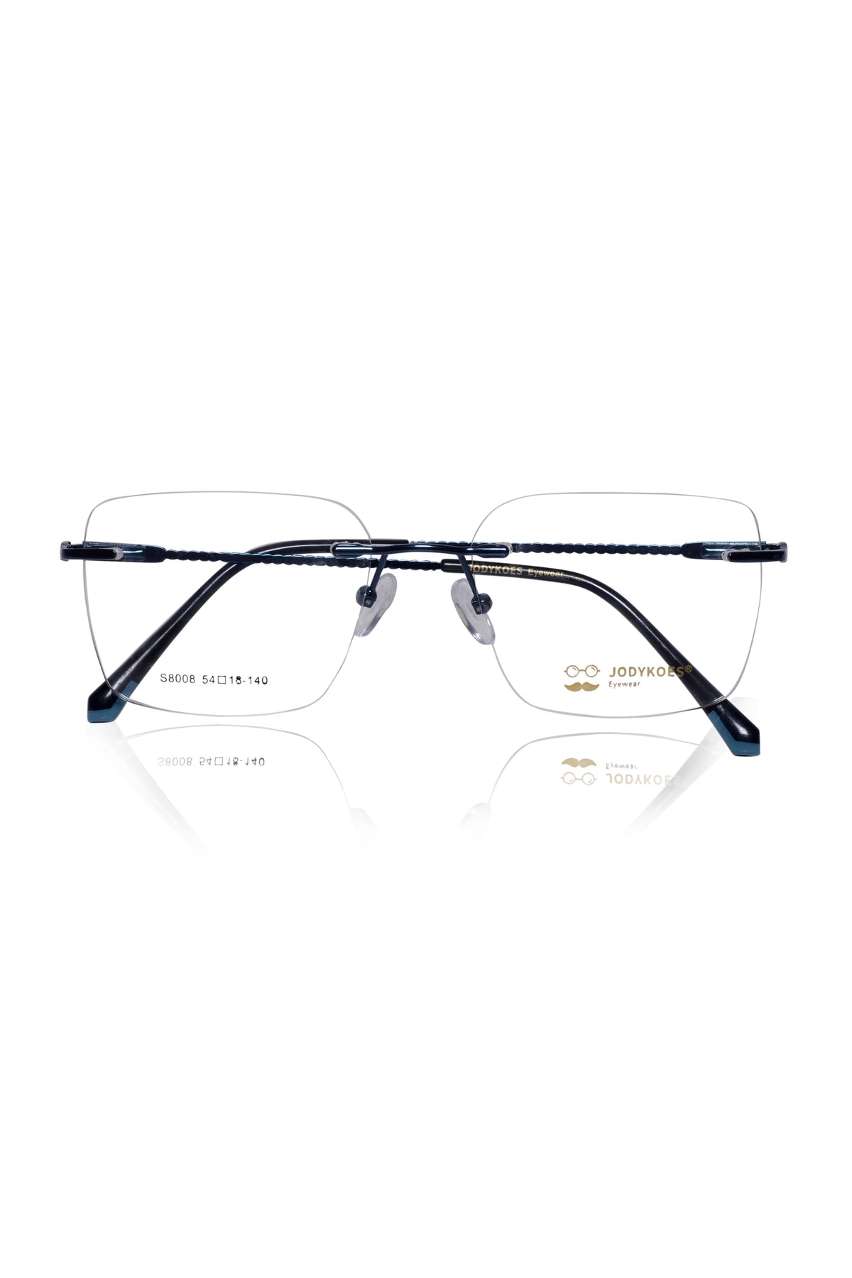 Square Signature Rimless Frame (Gold)