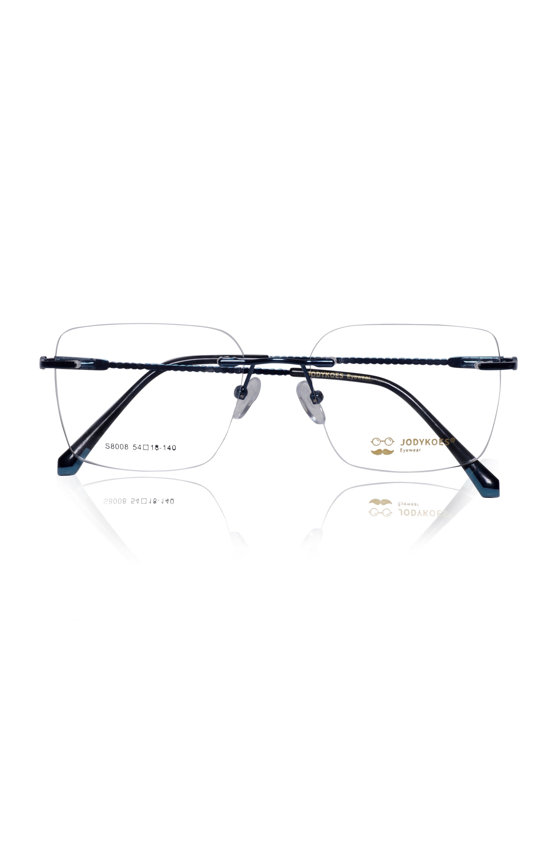 Square Signature Rimless Frame (Gold)