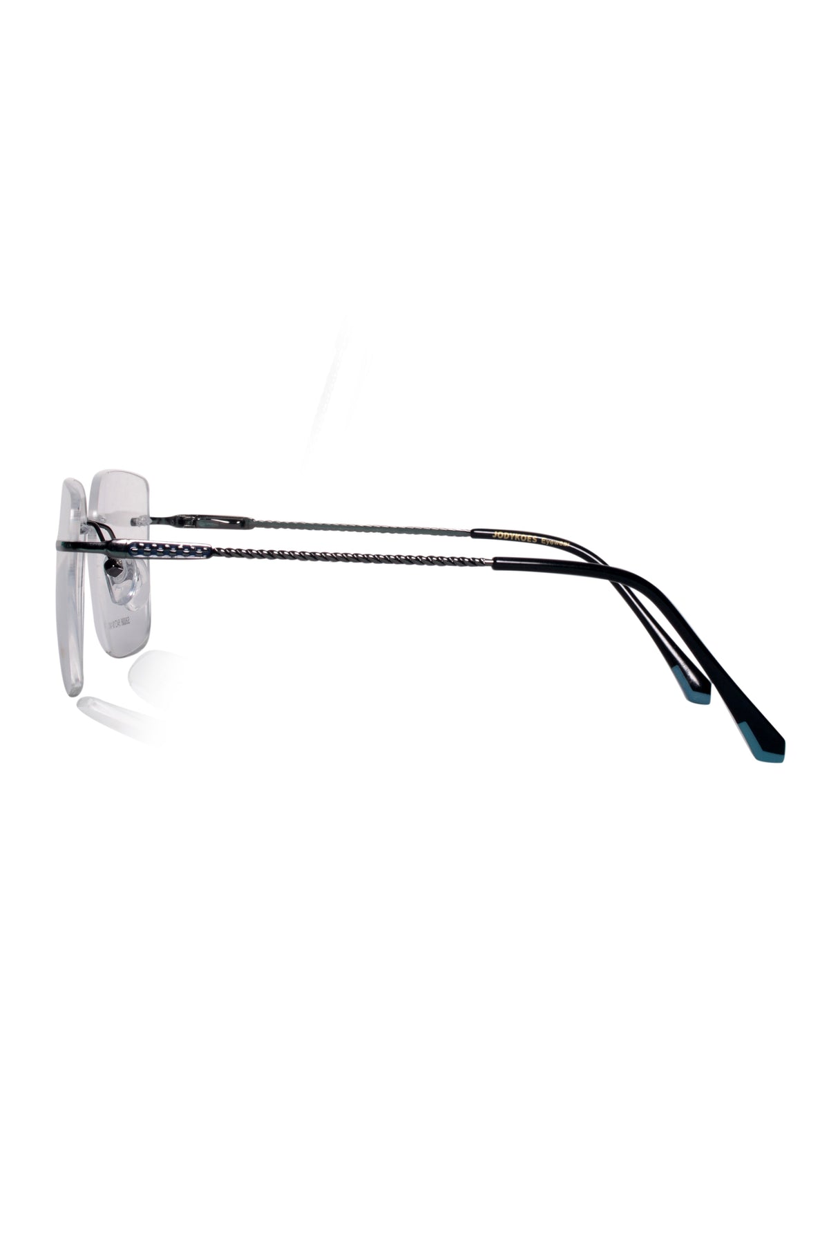Square Signature Rimless Frame