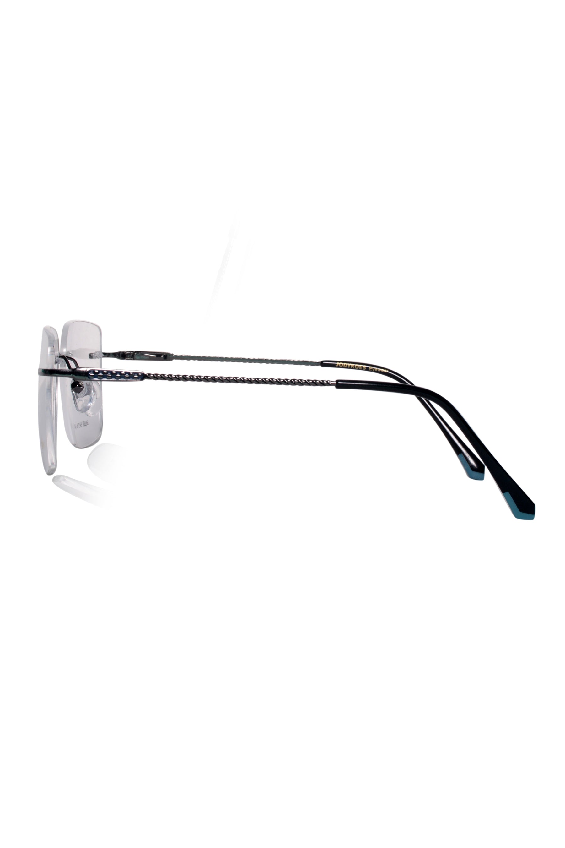 Square Signature Rimless Frame