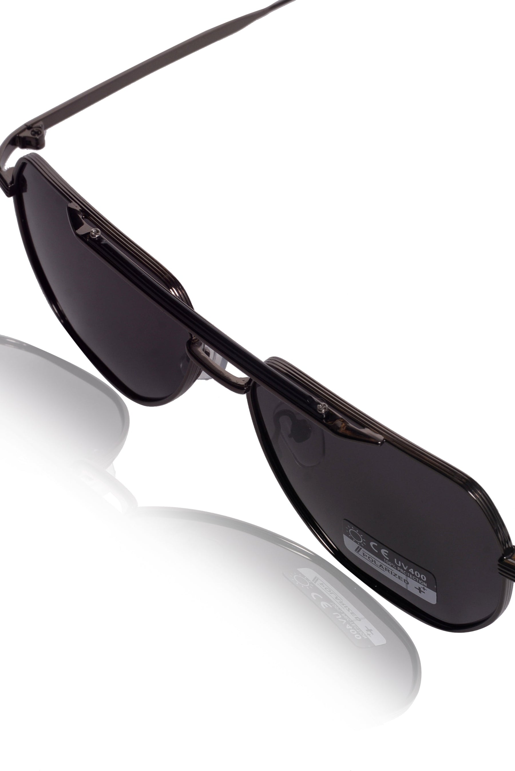 Legacy Square Sunglasses – UV400 Polarized (Knight Black)