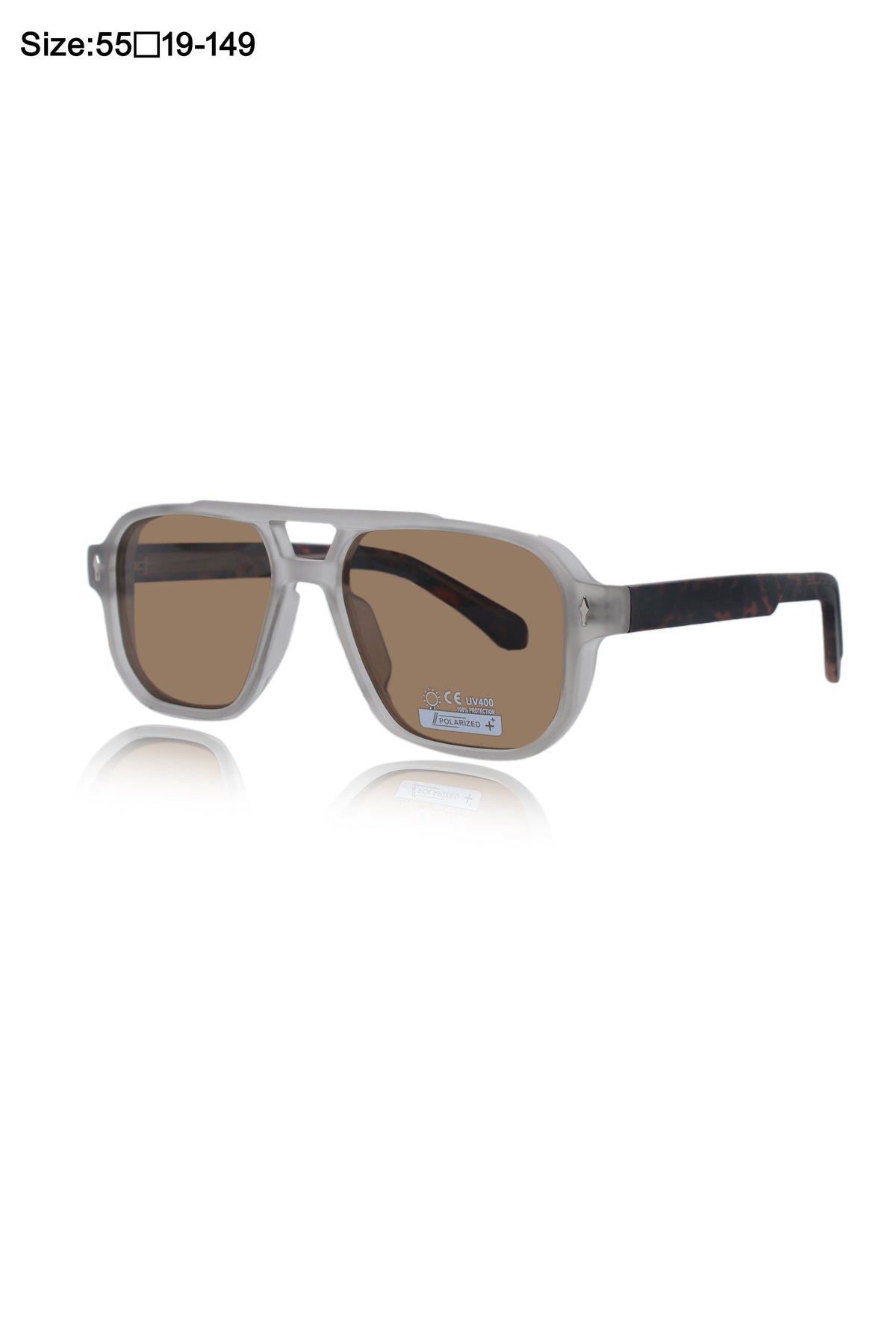 Legacy Aviator Sunglasses – UV400 Polarized (White)