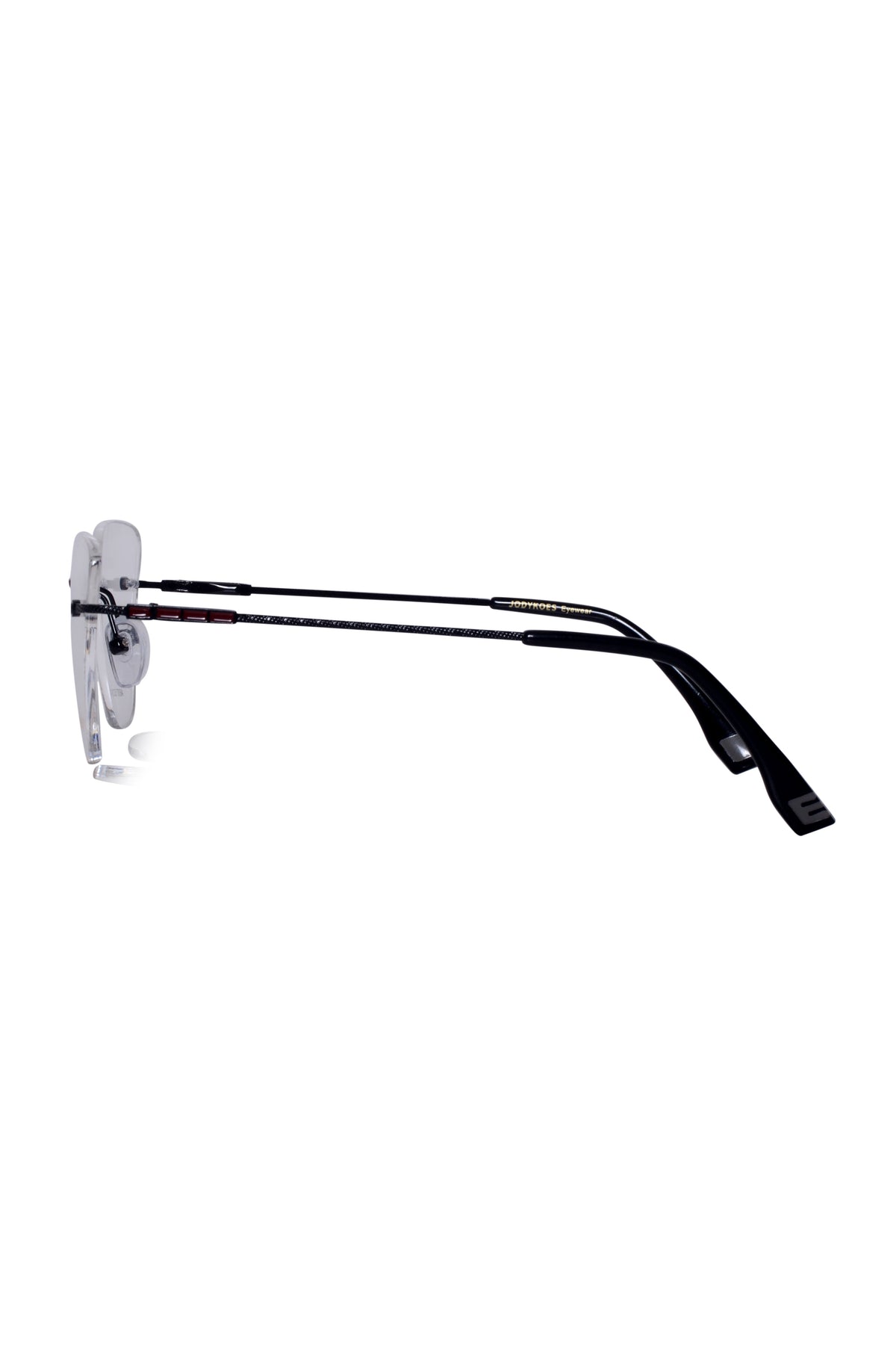 Cat Eye Signature Rimless Frame (Black)