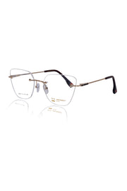 Cat Eye Signature Rimless Frame