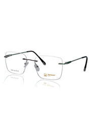 Square Signature Rimless Frame