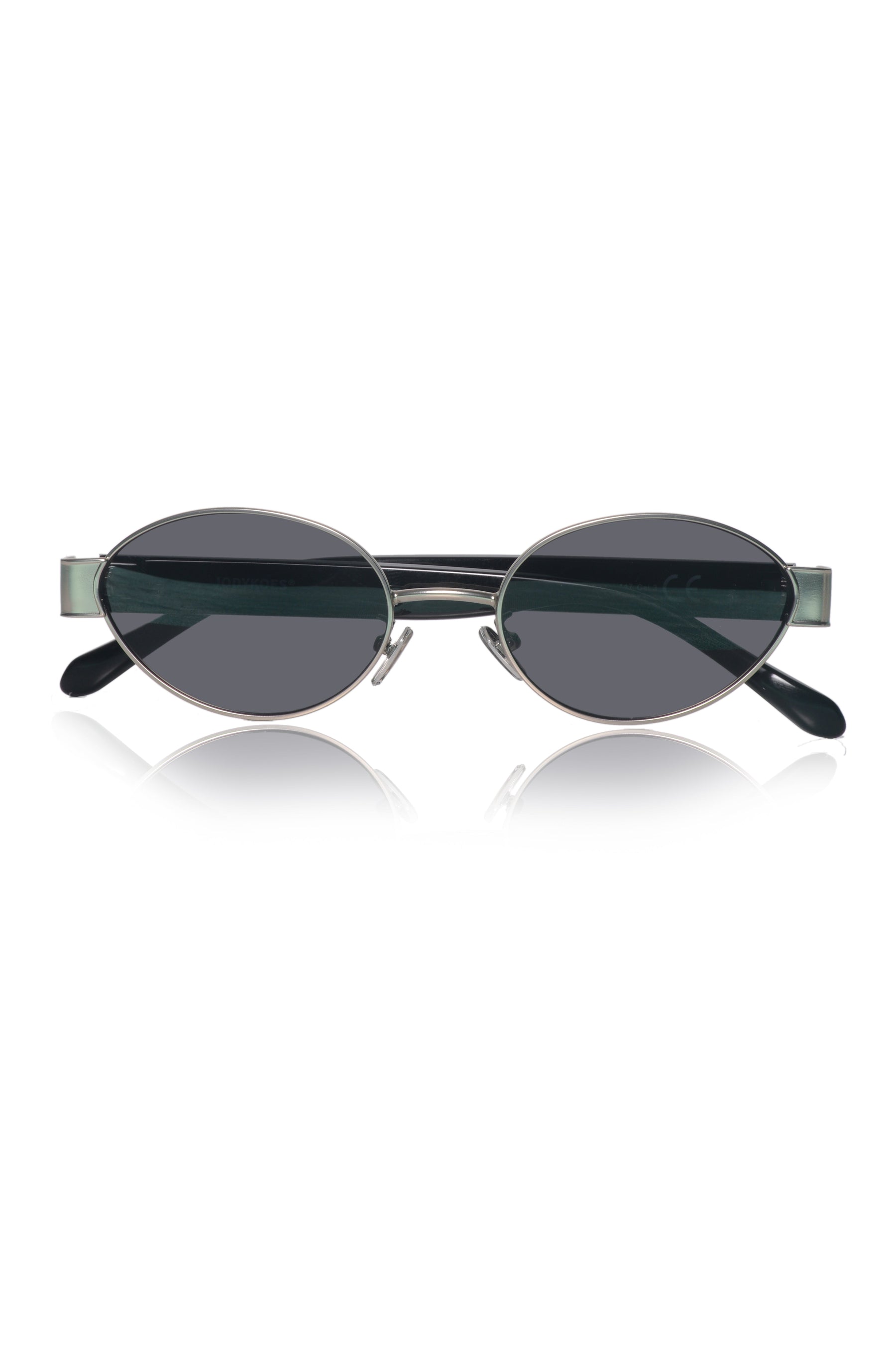 Legacy Metal Oval Sunglasses – UV400 Polarized (Silver)