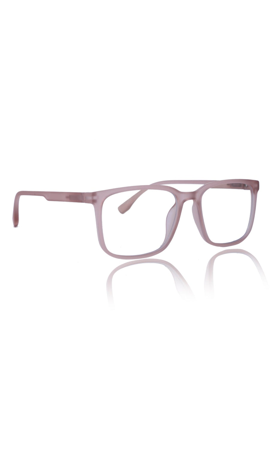 Colour Series : Vibrant colours eyewear rectangle frames with anti glare and blue filter eyeglasses for men and women (Peach Rose)