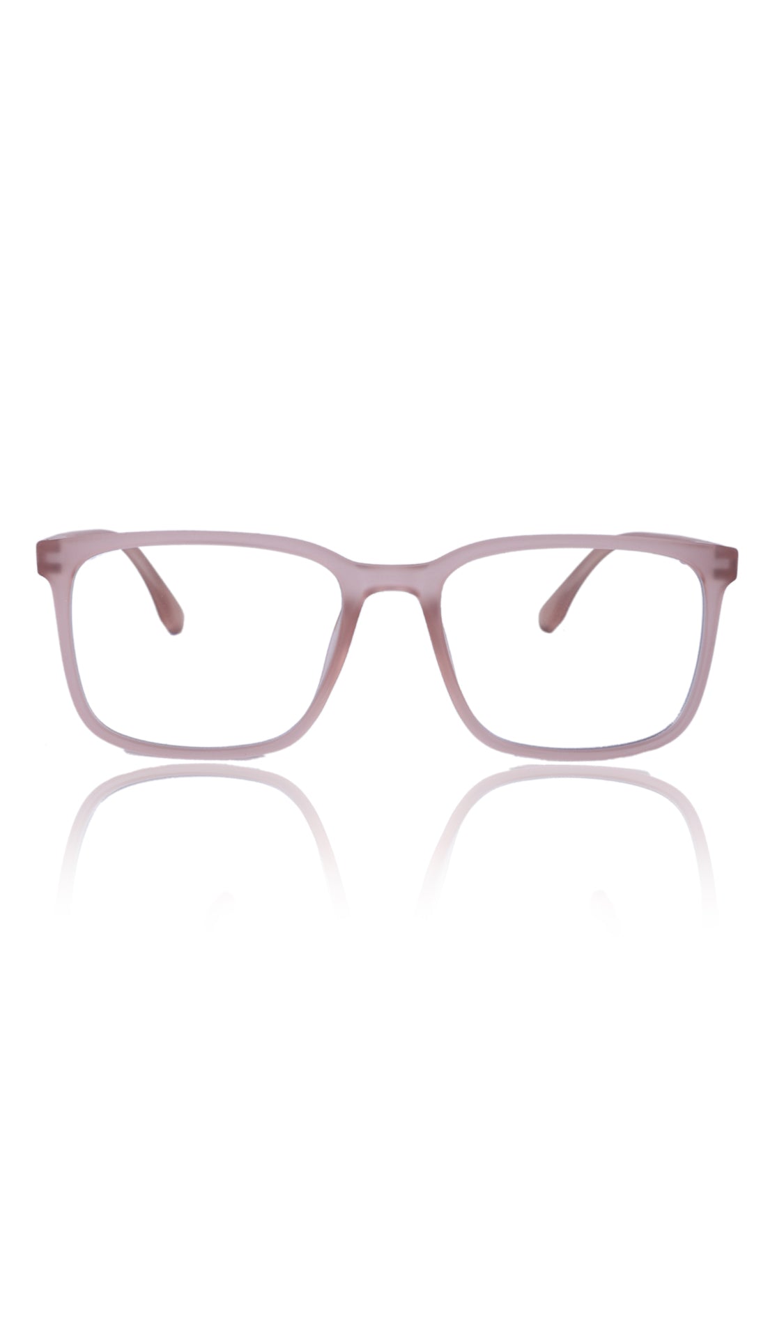 Colour Series : Vibrant colours eyewear rectangle frames with anti glare and blue filter eyeglasses for men and women (Peach Rose)