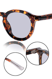 Legacy Round Sunglasses – UV400 Polarized (Crystal Grey)