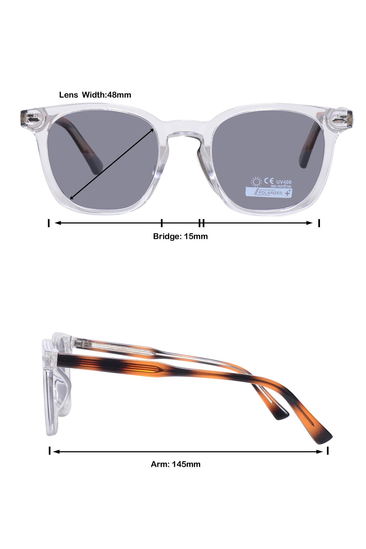 Legacy Square Sunglasses – UV400 Polarized