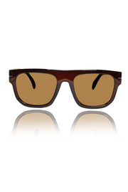Series Obsession : Premium Square Pure Acetate Sheet Designer Fashionable Sunglasses Eyewear Shades For Men and Women With UV Protection Eyeglasses Frame (Brown)