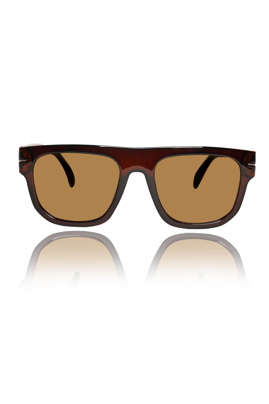 Series Obsession : Premium Square Pure Acetate Sheet Designer Fashionable Sunglasses Eyewear Shades For Men and Women With UV Protection Eyeglasses Frame (Brown)