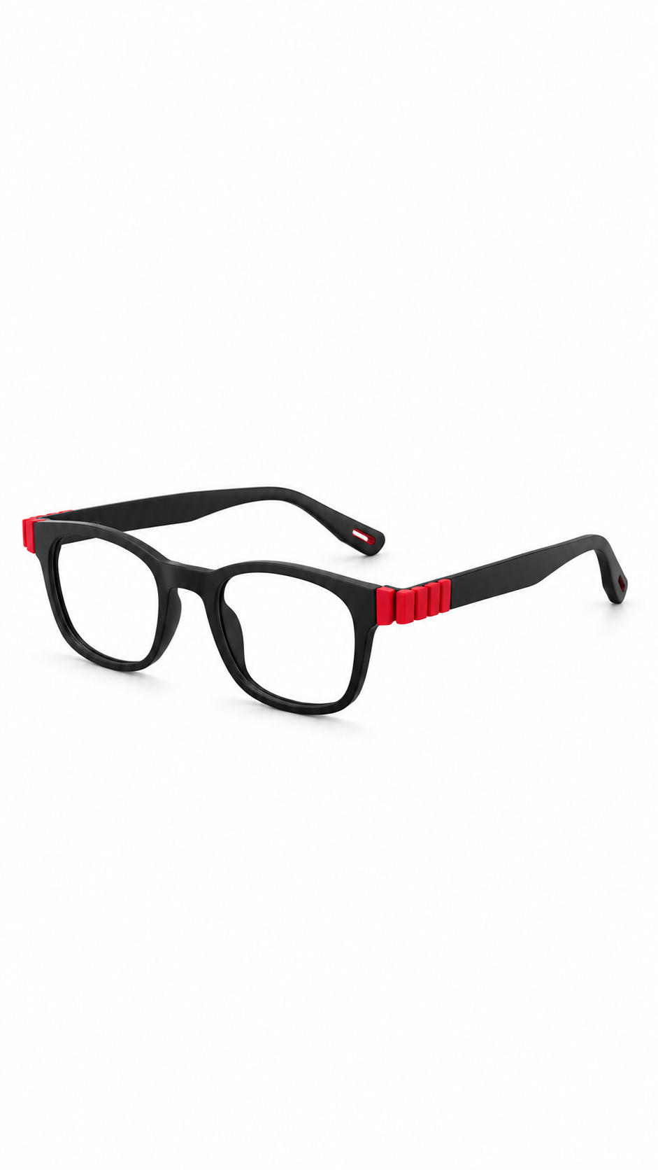 Baby Flex Kids Black & Red Glasses Frame