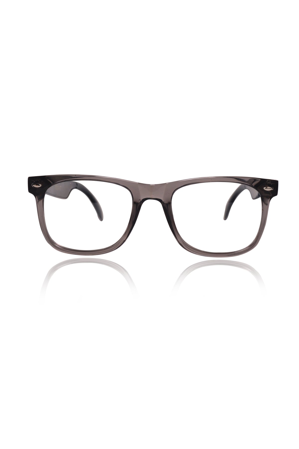 Jodykoes Square Smart Glasses with Speaker and Voice Assistant (Brown)
